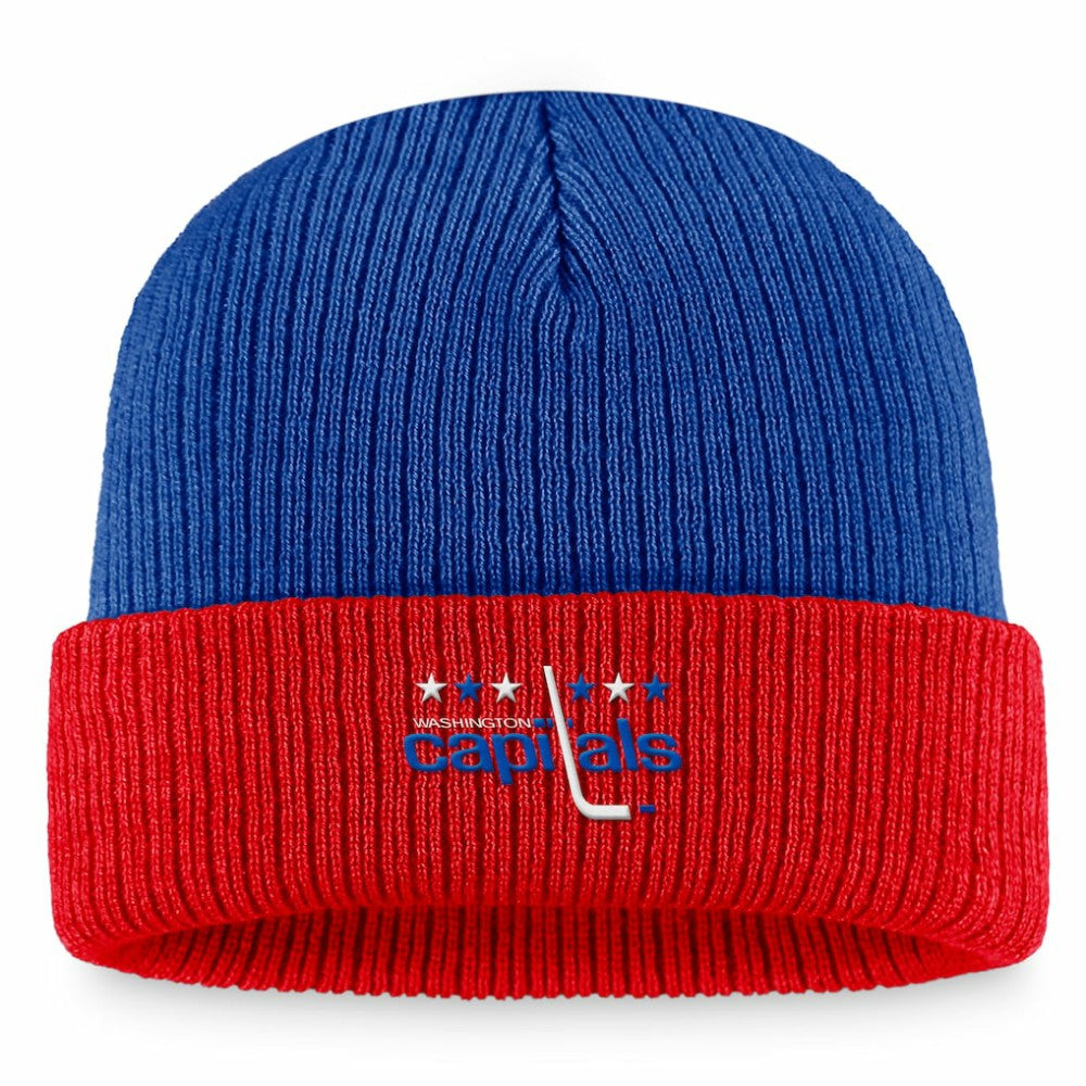 Washington Capitals Fanatics Heritage Vintage Cuffed Knit Hat - Blue/Red | US 200010529