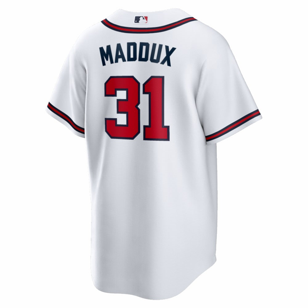 Greg Maddux Atlanta Braves Nike Home Retired Player Replica Jersey - White Jerseys