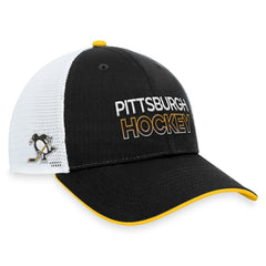 Pittsburgh Penguins Fanatics Authentic Pro Alternate Jersey Trucker Adjustable Hat - Black | US 200011125