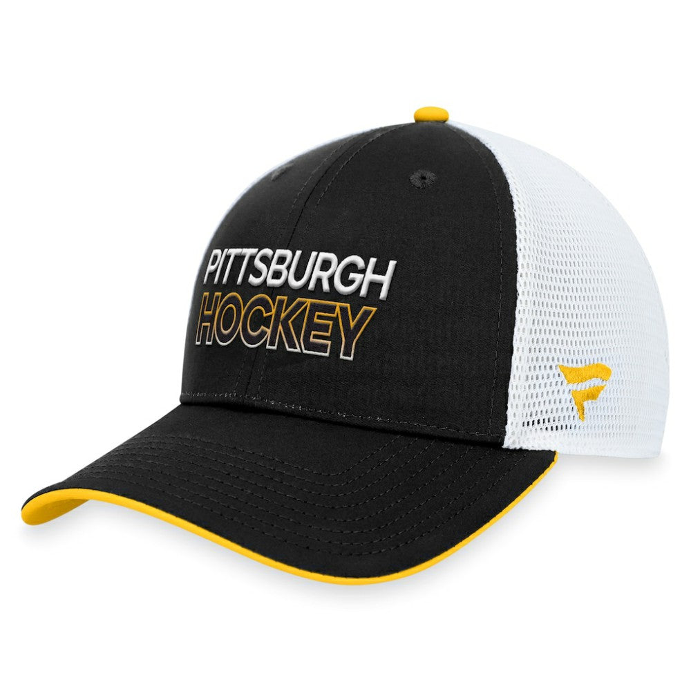 Pittsburgh Penguins Fanatics Authentic Pro Alternate Jersey Trucker Adjustable Hat - Black | US 200011125