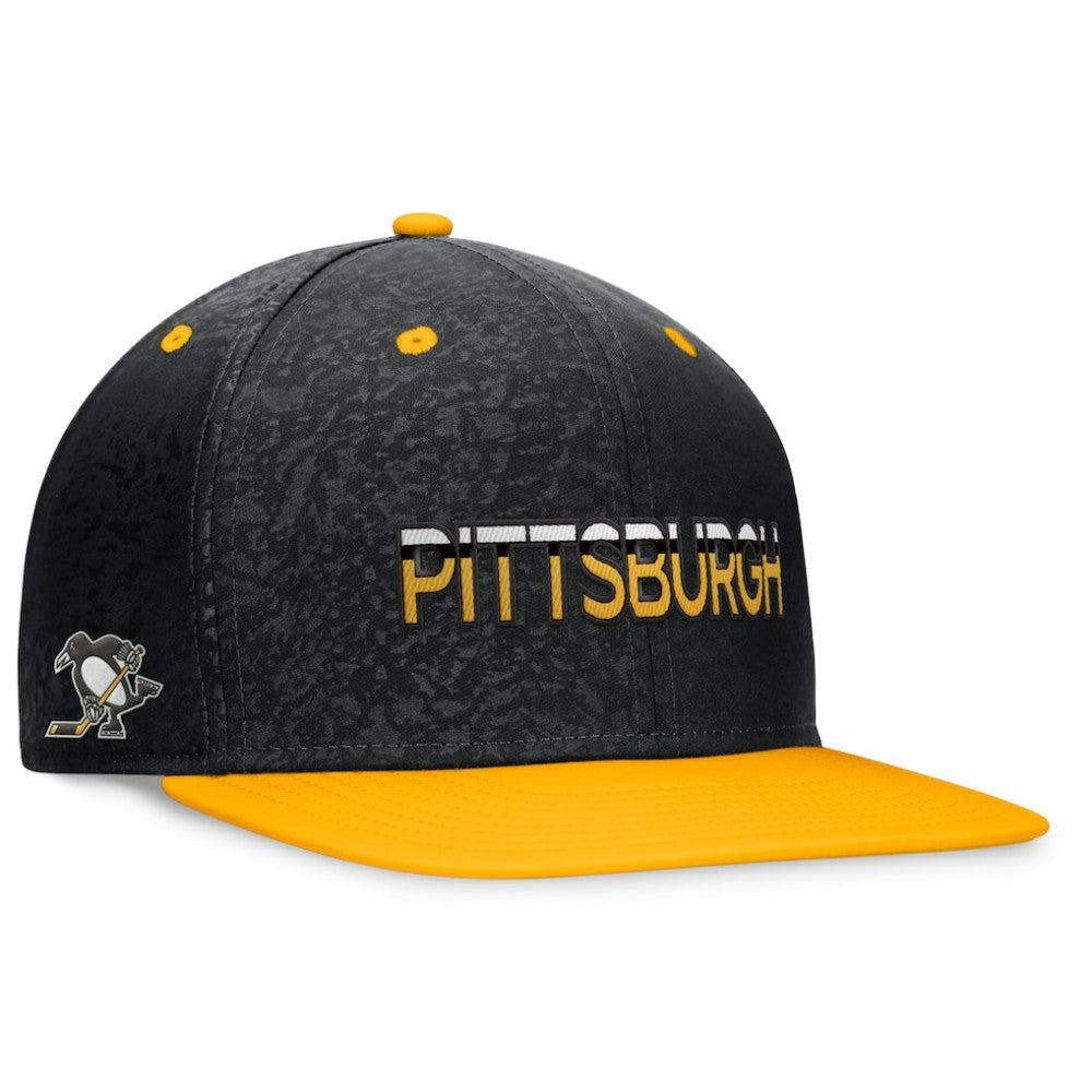 Pittsburgh Penguins Fanatics Authentic Pro Alternate Jersey Snapback Hat - Black/Gold | US 200011168