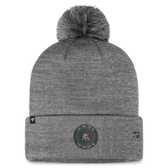 Vegas Golden Knights Fanatics Authentic Pro Home Ice Cuffed Knit Hat with Pom - Gray | US 200011178