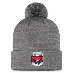 Washington Capitals Fanatics Authentic Pro Home Ice Cuffed Knit Hat with Pom - Gray | US 200011188