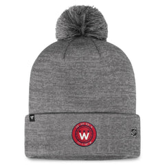Washington Capitals Fanatics Authentic Pro Home Ice Cuffed Knit Hat with Pom - Gray | US 200011188
