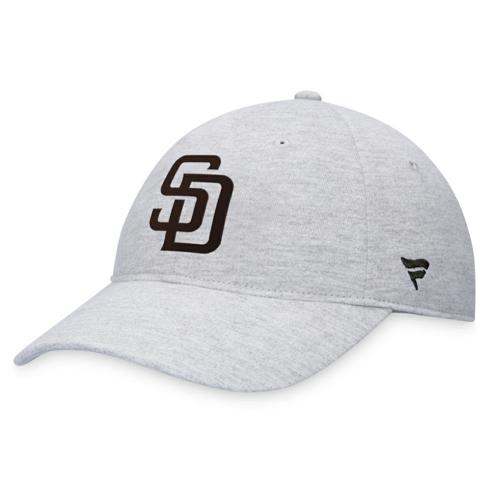 San Diego Padres Fanatics Logo Adjustable Hat - Gray Hats