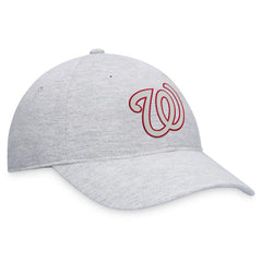 Washington Nationals Fanatics Logo Adjustable Hat - Gray Hats