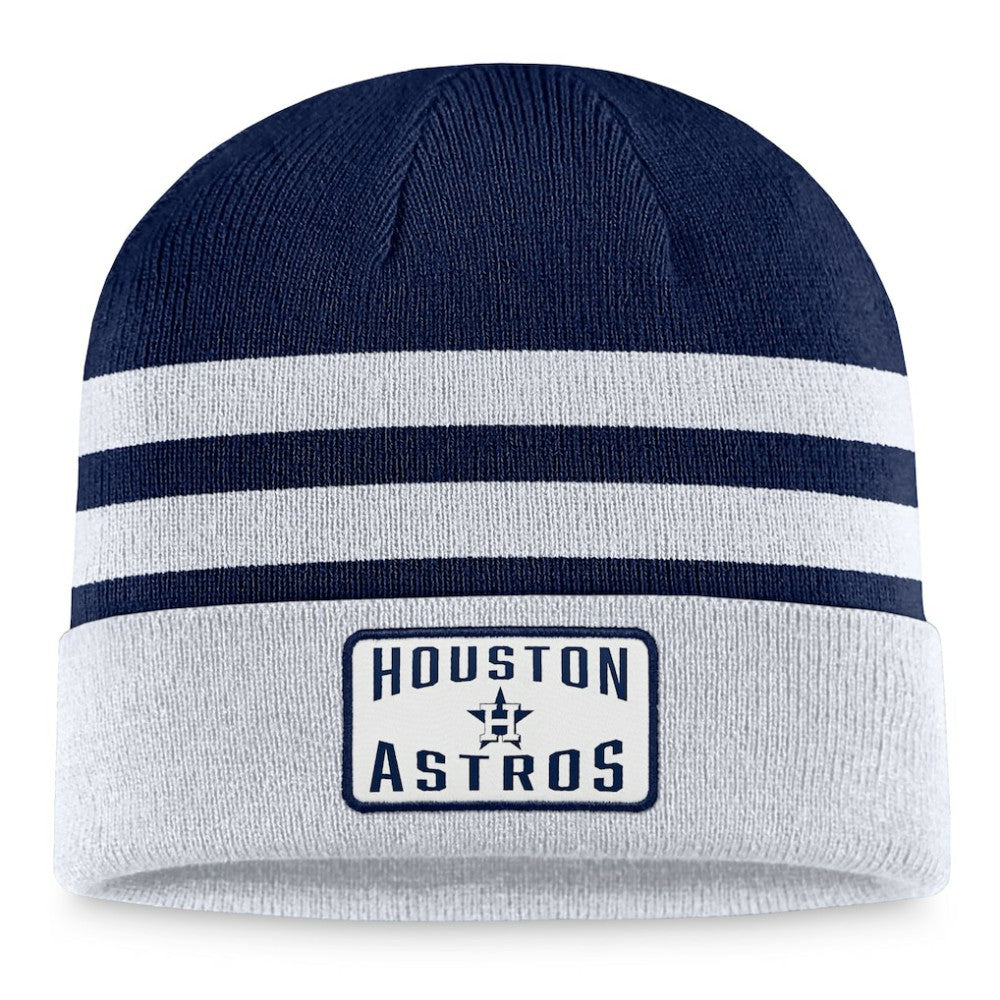 Houston Astros Fanatics Cuffed Knit Hat - Gray Hats