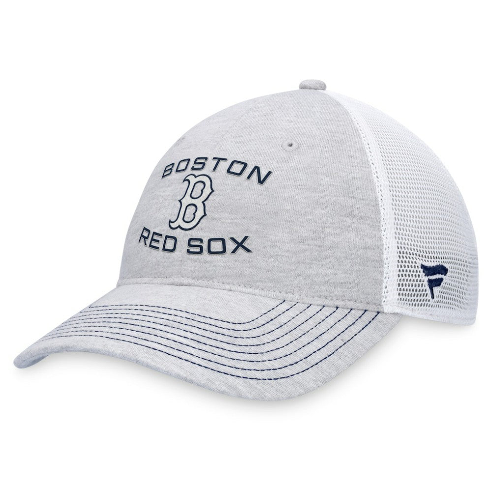 Boston Red Sox Fanatics Trucker Adjustable Hat - Gray Hats