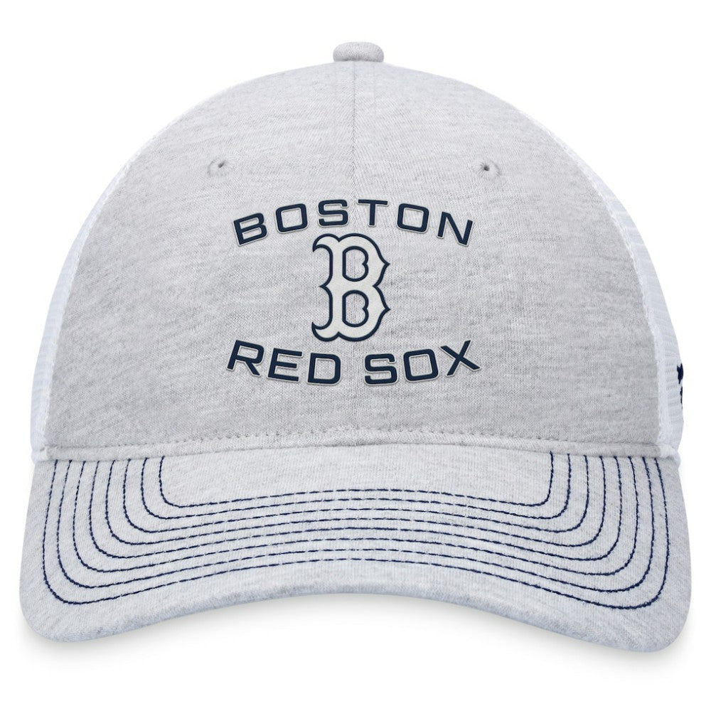 Boston Red Sox Fanatics Trucker Adjustable Hat - Gray Hats