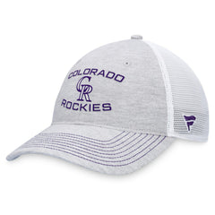 Colorado Rockies Fanatics Trucker Adjustable Hat - Gray Hats