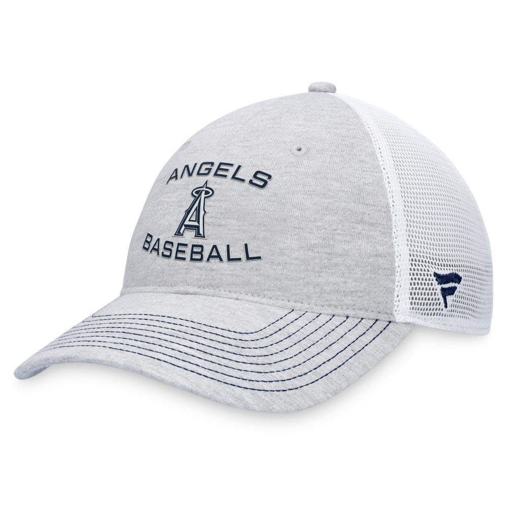 Los Angeles Angels Fanatics Trucker Adjustable Hat - Gray Hats