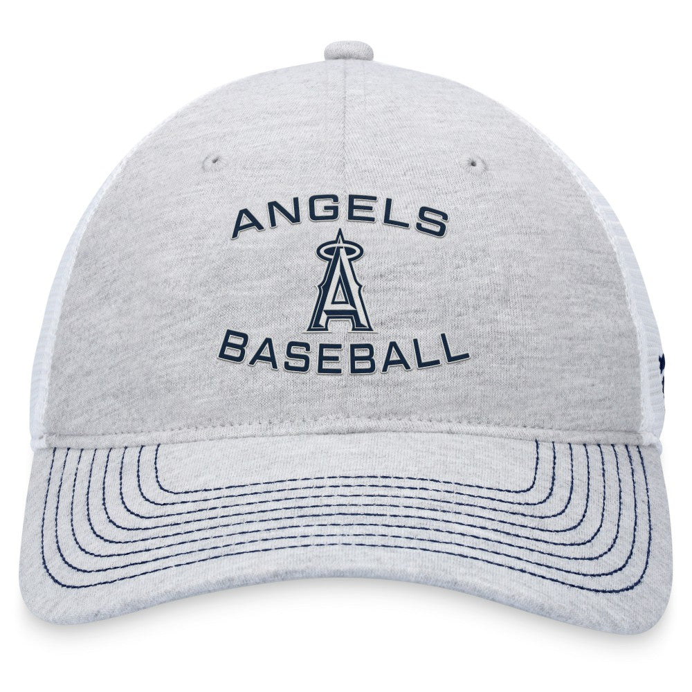 Los Angeles Angels Fanatics Trucker Adjustable Hat - Gray Hats