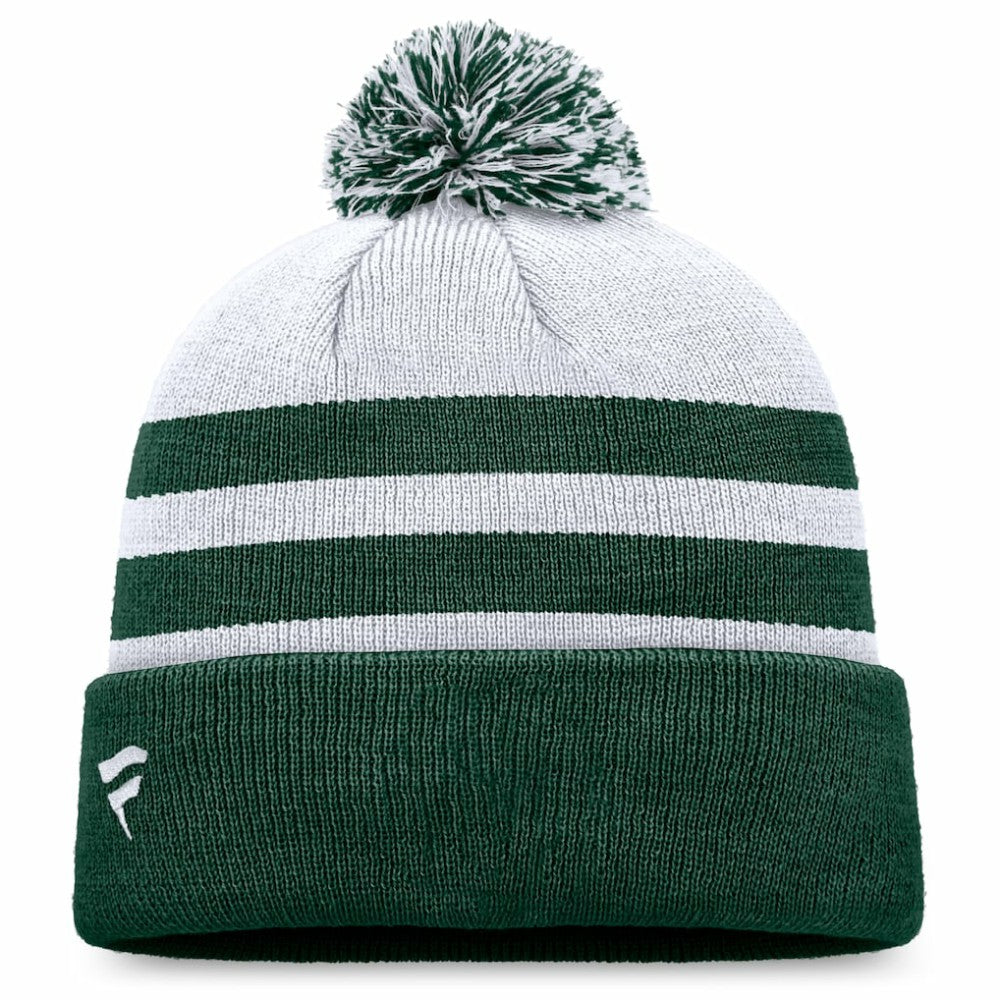 Athletics Fanatics Cuffed Knit Hat with Pom - Gray Hats