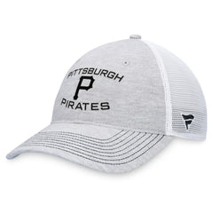 Pittsburgh Pirates Fanatics Trucker Adjustable Hat - Gray Hats