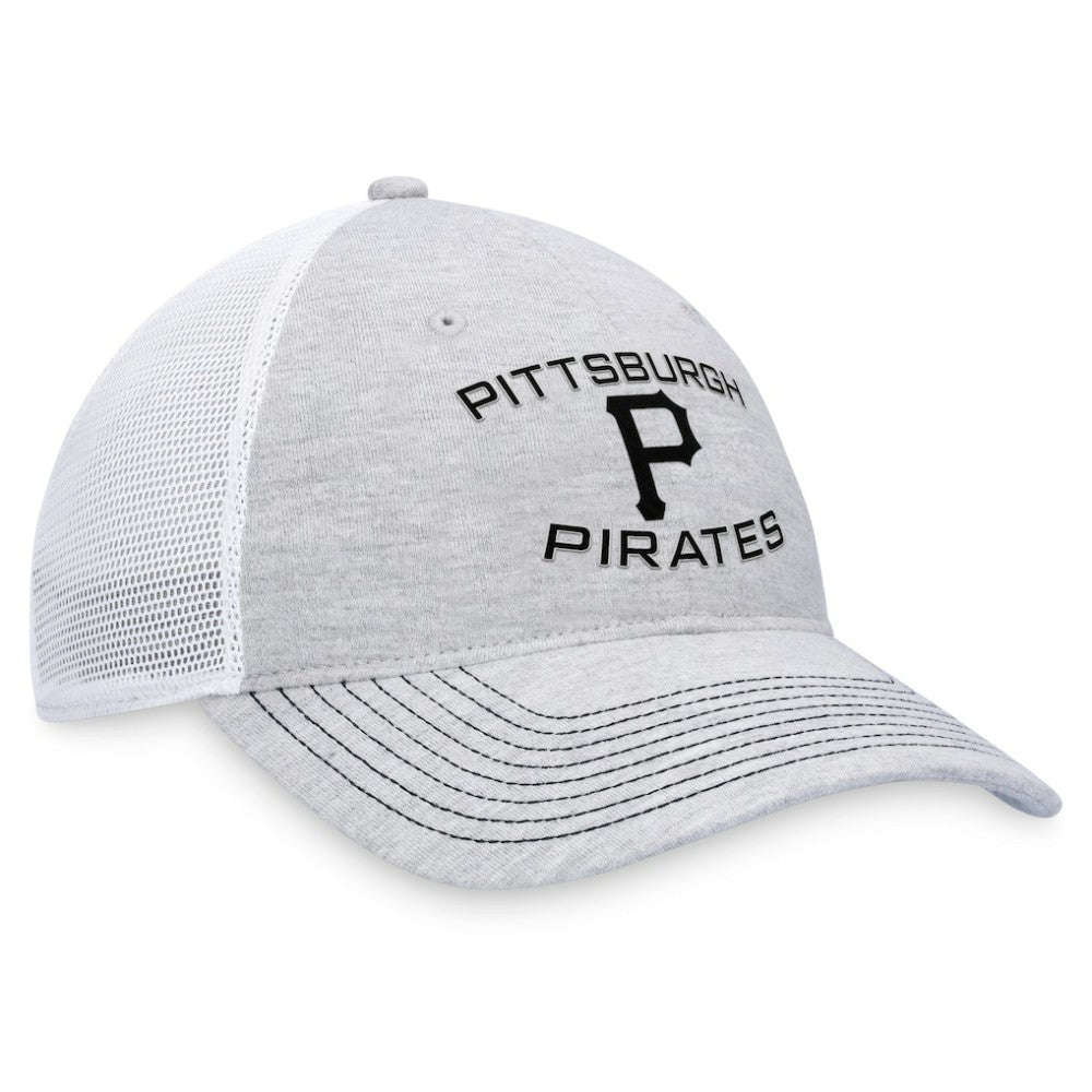 Pittsburgh Pirates Fanatics Trucker Adjustable Hat - Gray Hats