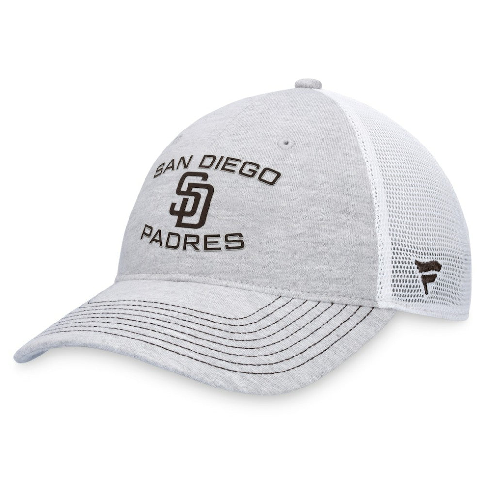 San Diego Padres Fanatics Trucker Adjustable Hat - Gray Hats