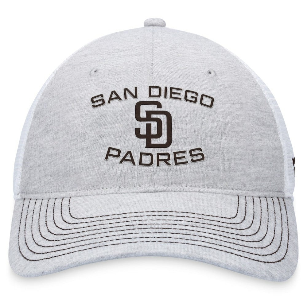 San Diego Padres Fanatics Trucker Adjustable Hat - Gray Hats