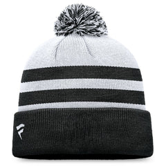 Pittsburgh Pirates Fanatics Cuffed Knit Hat with Pom - Gray Hats