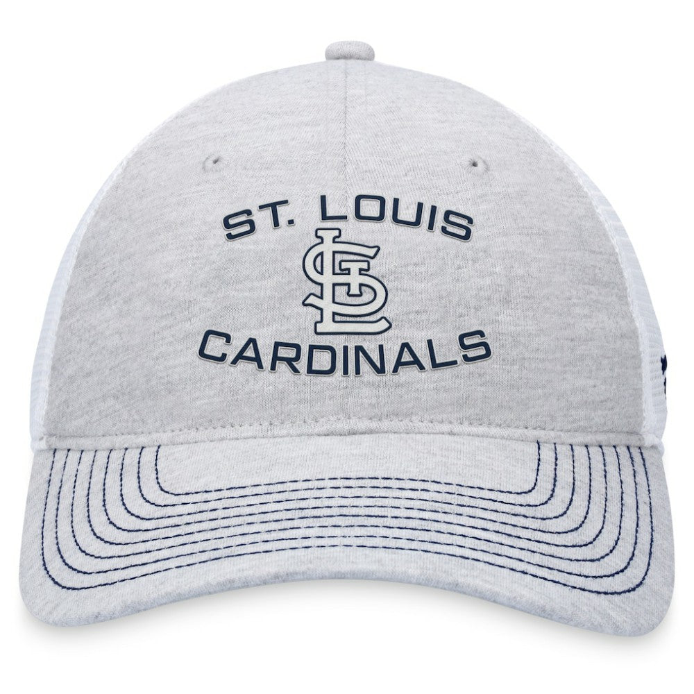 St. Louis Cardinals Fanatics Trucker Adjustable Hat - Gray Hats