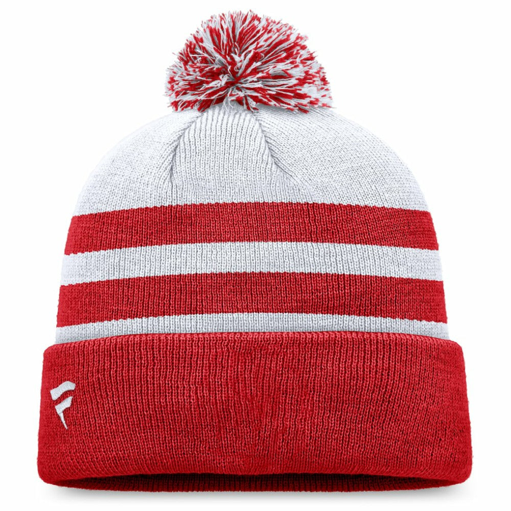 St. Louis Cardinals Fanatics Cuffed Knit Hat with Pom - Gray Hats