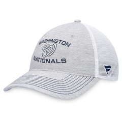 Washington Nationals Fanatics Trucker Adjustable Hat - Gray Hats