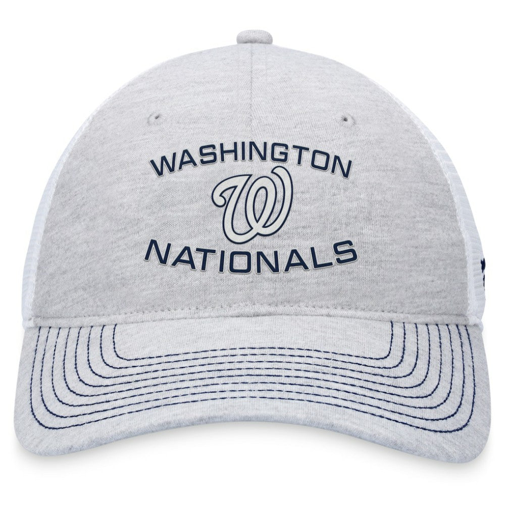 Washington Nationals Fanatics Trucker Adjustable Hat - Gray Hats