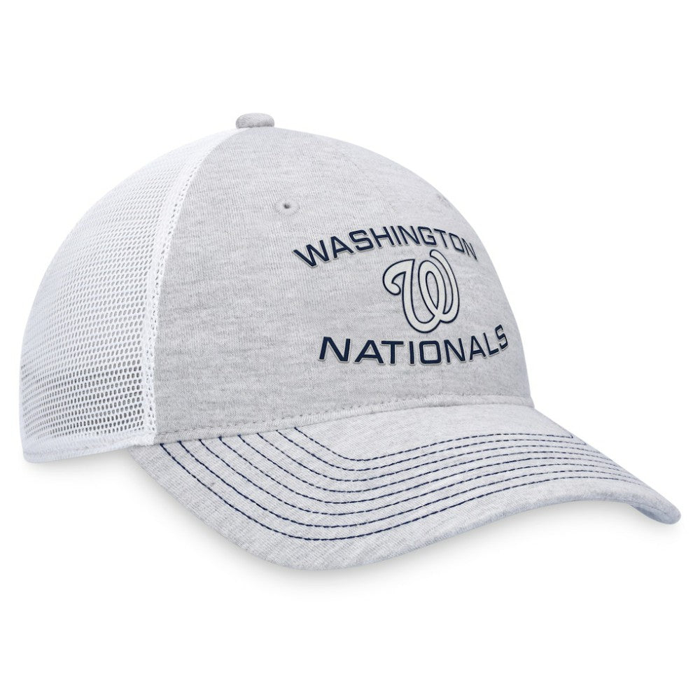 Washington Nationals Fanatics Trucker Adjustable Hat - Gray Hats