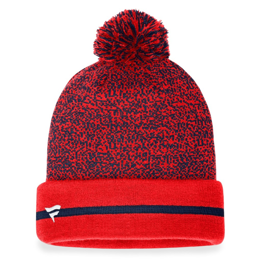 St. Louis Cardinals Fanatics Space-Dye Cuffed Knit Hat with Pom - Red/Navy Hats