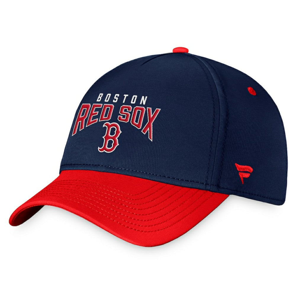 Boston Red Sox Fanatics Stacked Logo Flex Hat - Navy/Red Hats