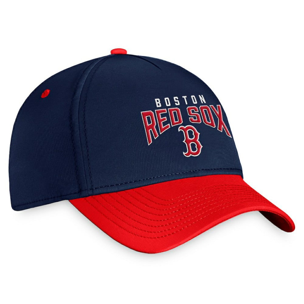 Boston Red Sox Fanatics Stacked Logo Flex Hat - Navy/Red Hats