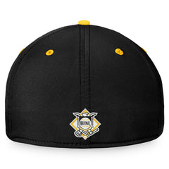 Pittsburgh Pirates Fanatics Stacked Logo Flex Hat - Black/Yellow Hats