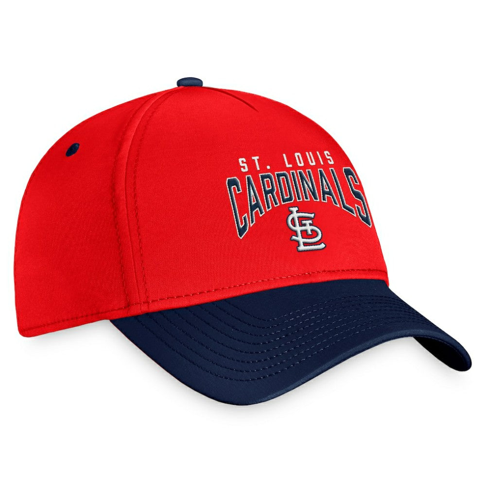 St. Louis Cardinals Fanatics Stacked Logo Flex Hat - Red/Navy Hats