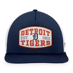 Detroit Tigers Fanatics Foam Front Patch Trucker Snapback Hat - Navy Hats