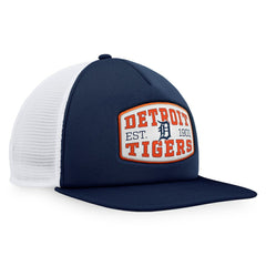 Detroit Tigers Fanatics Foam Front Patch Trucker Snapback Hat - Navy Hats