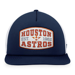 Houston Astros Fanatics Foam Front Patch Trucker Snapback Hat - Navy Hats