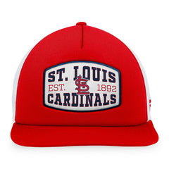 St. Louis Cardinals Fanatics Foam Front Patch Trucker Snapback Hat - Red Hats