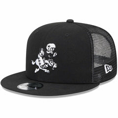 Dallas Cowboys New Era Retro Joe Main Trucker 9FIFTY Snapback Hat - Black Hats