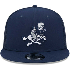 Dallas Cowboys New Era Retro Joe Main Trucker 9FIFTY Snapback Hat - Navy Hats