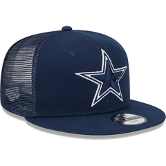 Dallas Cowboys New Era Youth Main Trucker 9FIFTY Snapback Hat - Navy Hats