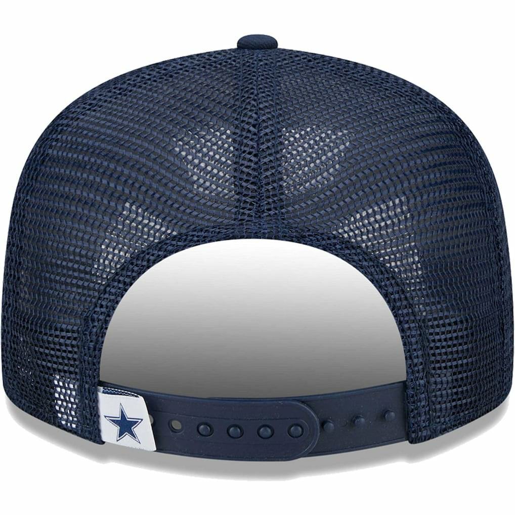 Dallas Cowboys New Era Youth Main Trucker 9FIFTY Snapback Hat - Navy Hats