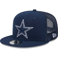 Dallas Cowboys New Era Main Trucker 9FIFTY Snapback Hat - Navy Hats