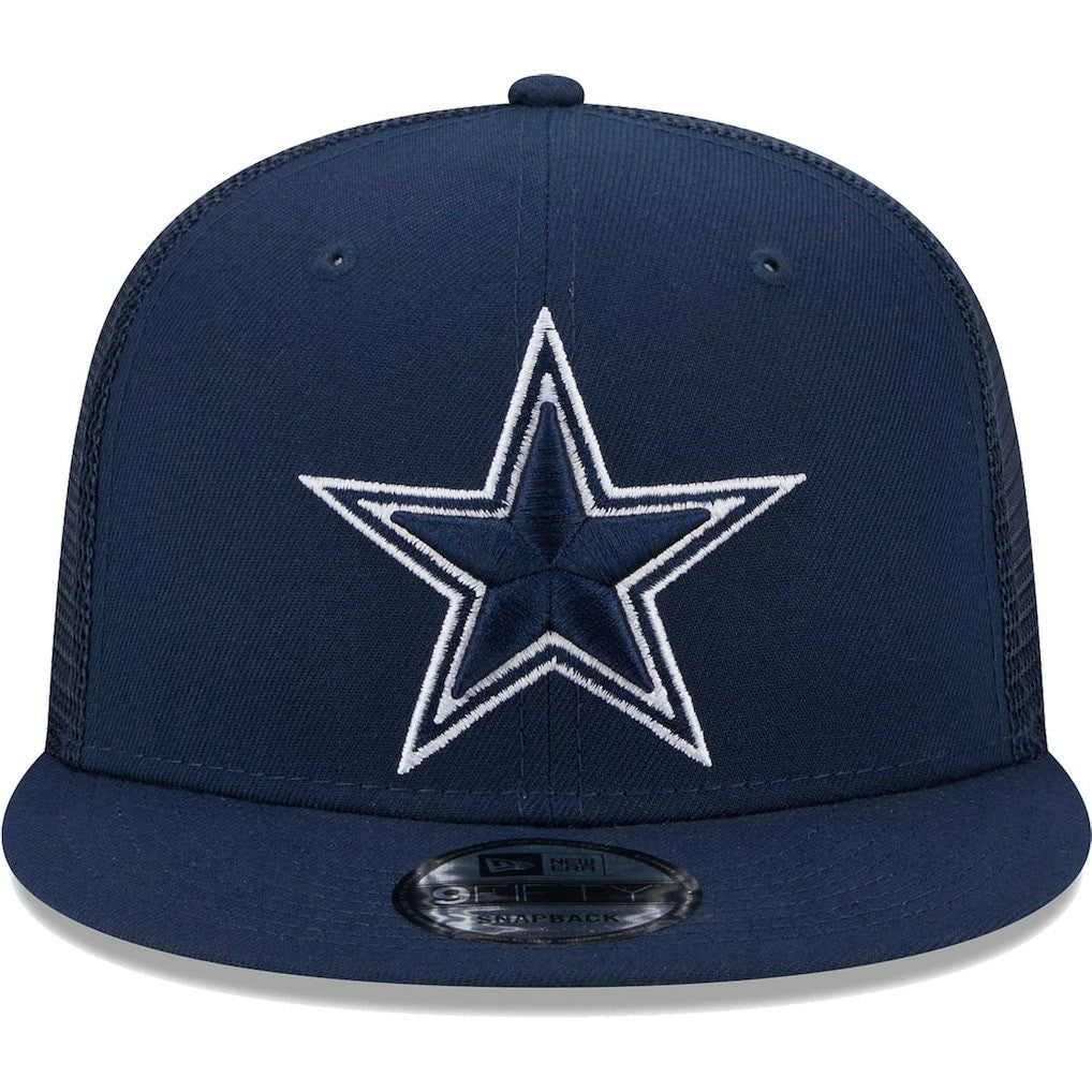 Dallas Cowboys New Era Main Trucker 9FIFTY Snapback Hat - Navy Hats