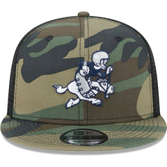Dallas Cowboys New Era Retro Joe Main Trucker 9FIFTY Snapback Hat - Camo Hats