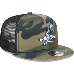 Dallas Cowboys New Era Retro Joe Main Trucker 9FIFTY Snapback Hat - Camo Hats