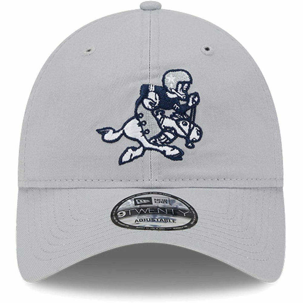 Dallas Cowboys New Era Retro Main Core Classic 2.0 9TWENTY Adjustable Hat - Gray Hats