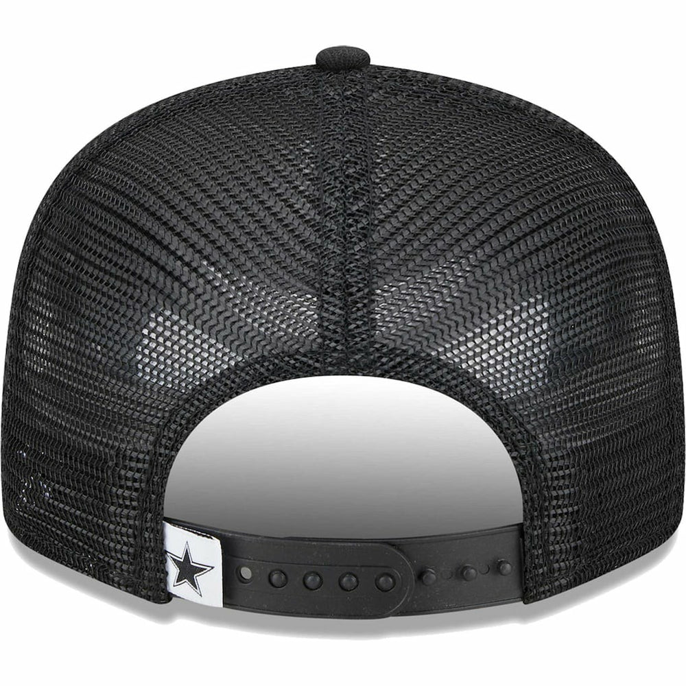 Dallas Cowboys New Era Main Trucker 9FIFTY Snapback Hat - Black Hats