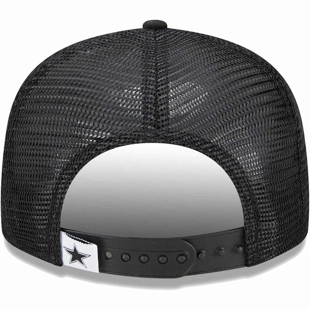 Dallas Cowboys New Era Youth Main B-Dub 9FIFTY Trucker Adjustable Hat - Black Hats