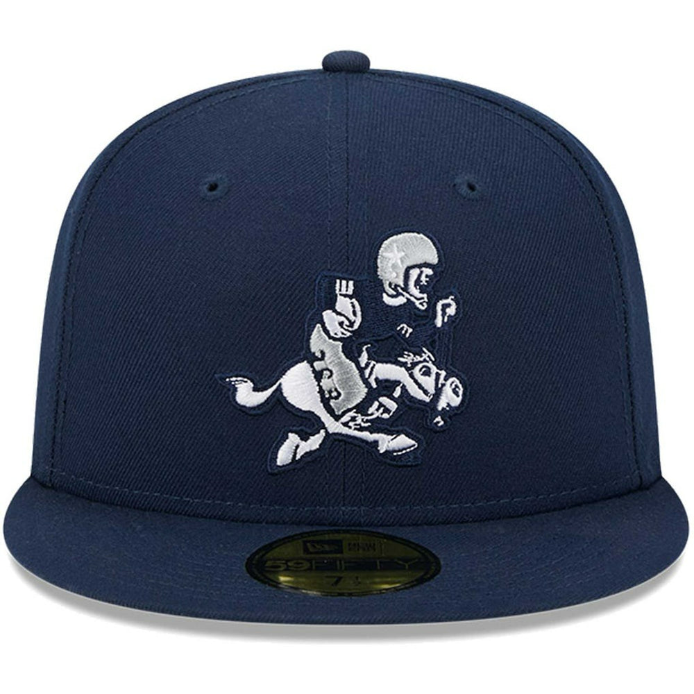 Dallas Cowboys New Era Retro Joe Main 59FIFTY Fitted Hat - Navy Hats