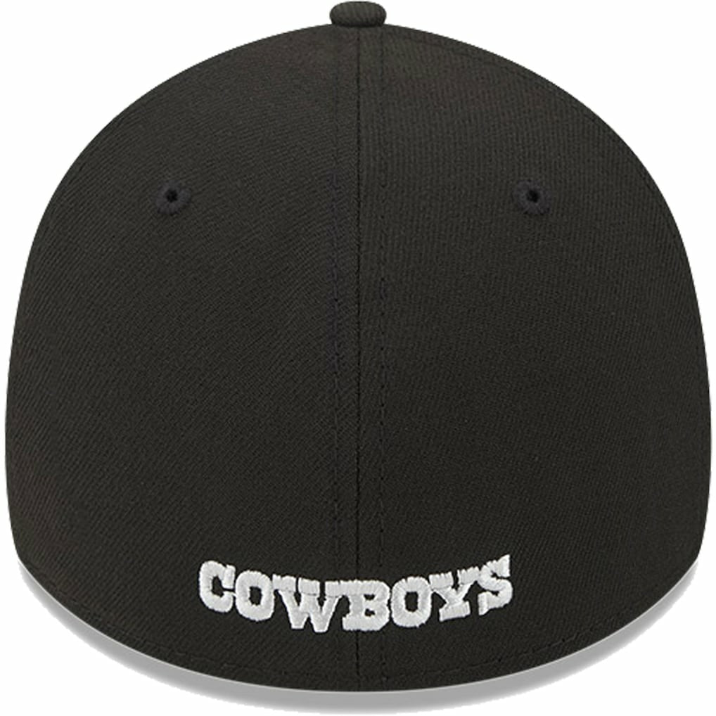 Dallas Cowboys New Era Retro Joe Main 39THIRTY Flex Hat - Black Hats