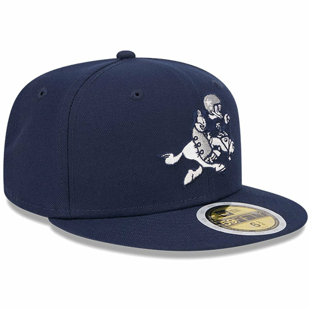 Dallas Cowboys New Era Youth 1966-69 Gridiron Classics Retro Joe Throwback Logo Main 59FIFTY Fitted Hat - Navy Hats